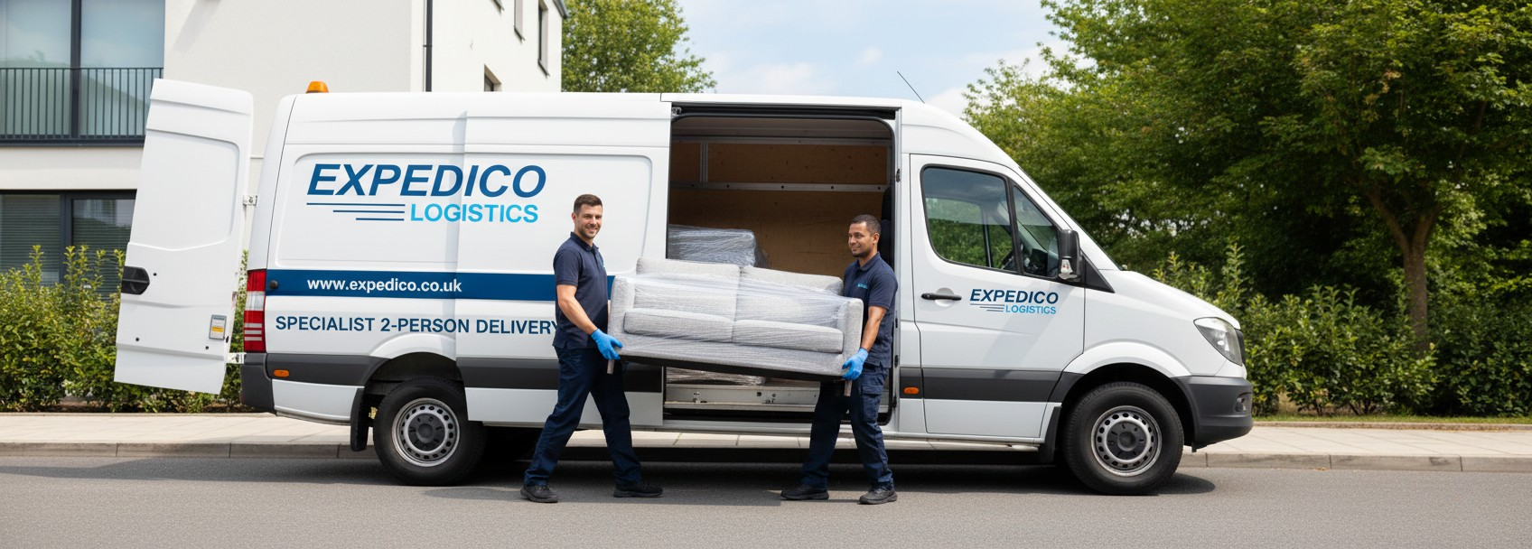 Expedico two-person delivery team in action